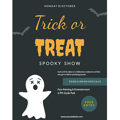 Halloween Spooky Show Invite